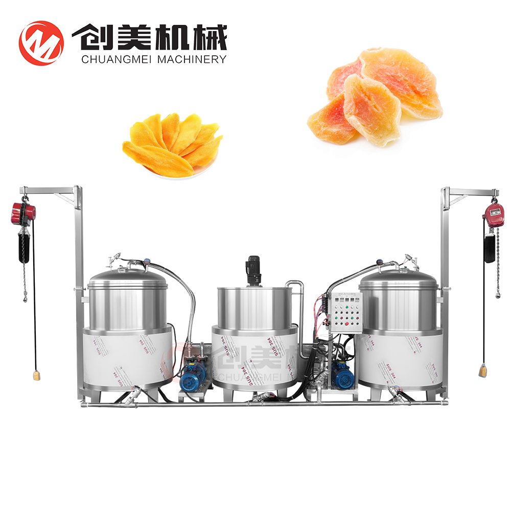 Máquina de cocción de azúcar hirviendo al vacío Máquina de inmersión de azúcar de remojo al vacío industrial